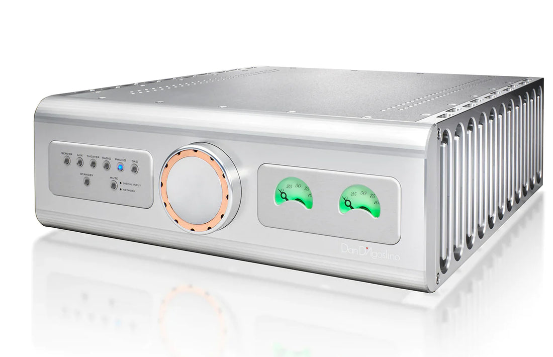 Dan D'Agostino integrated amp in silver