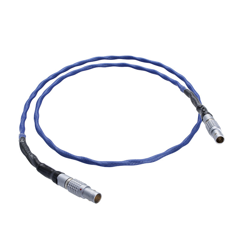 Nordost QSOURCE Premium DC CABLE 1 Meter umbilical in 1 m with a LEMO (QSource side) 5.5mm x 2.1mm barrel (QNet7 side).