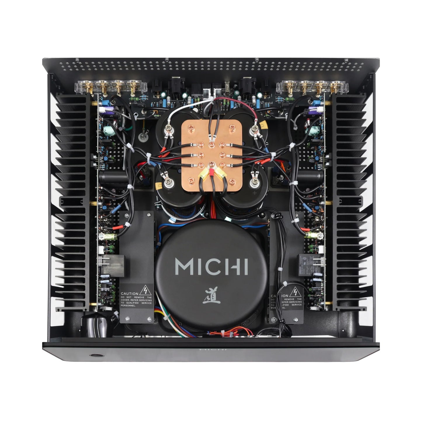 Rotel Michi S430 Stereo Power Amplifier internal view