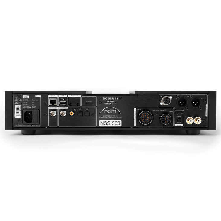 Naim NSS 333 High-Resolution Network Streamer rear view