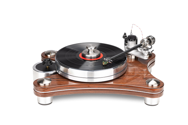VPI Signature DS Turntable wood alternate view