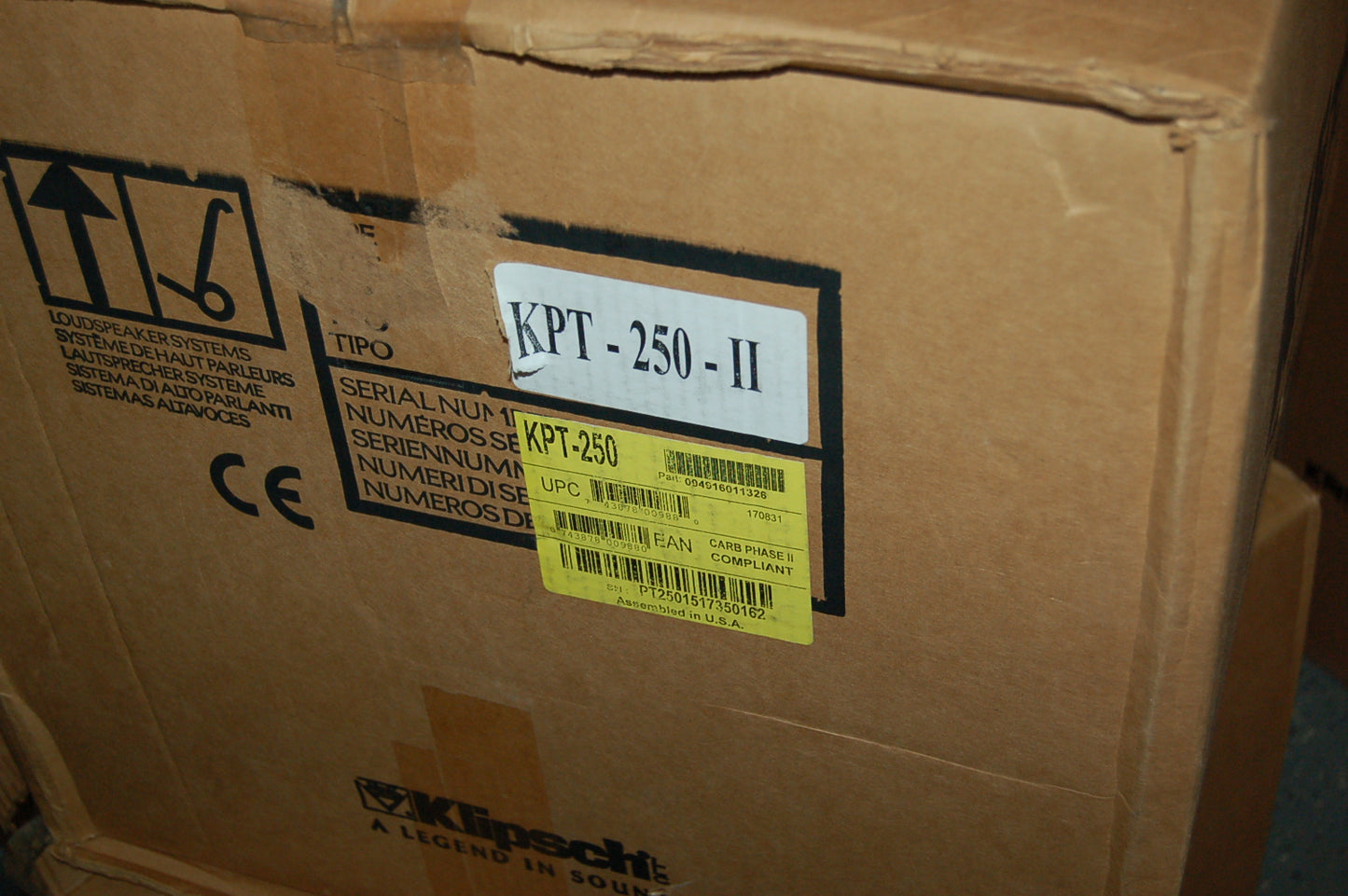 Klipsch KPT-250-II (each)