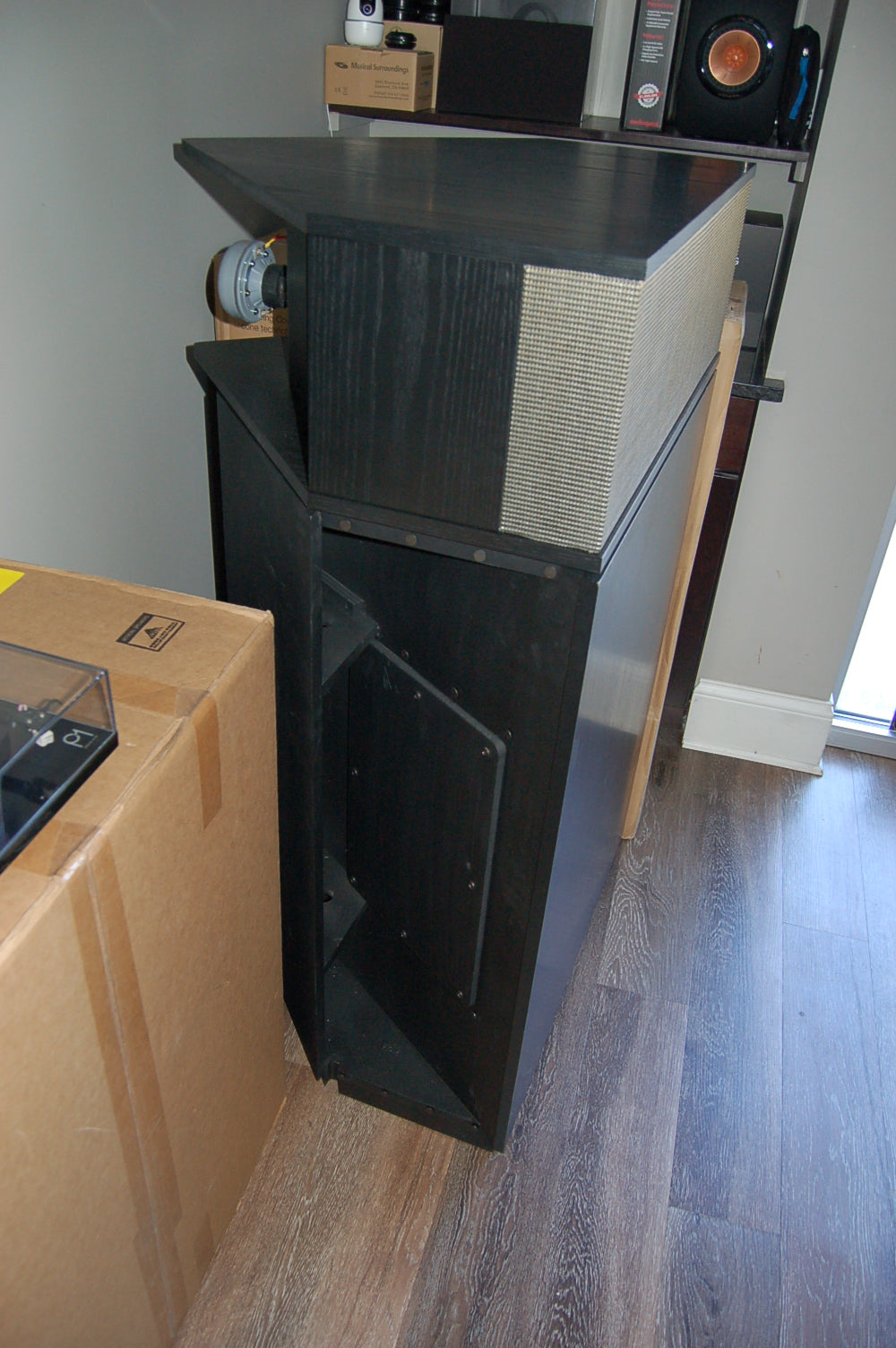 Klipsch Heritage Klipschorn AK6 Black (pair)- USED