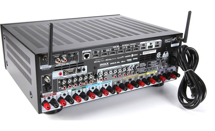Denon AVR-X3800H rear panel