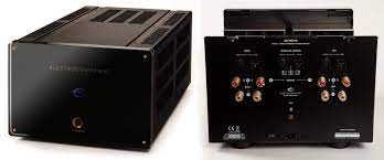 Electrocompaniet AW 800 M Reference Monoblock Power Amplifier front/rear view