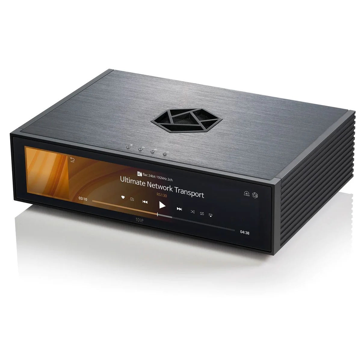 HiFi Rose RS130 Ultimate Network Transport- overhead/front