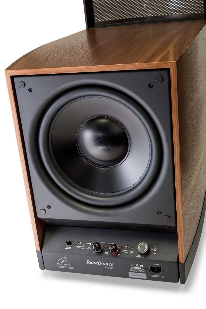 Martin Logan Renaissance ESL 15A Floorstanding Speaker subwoofer view