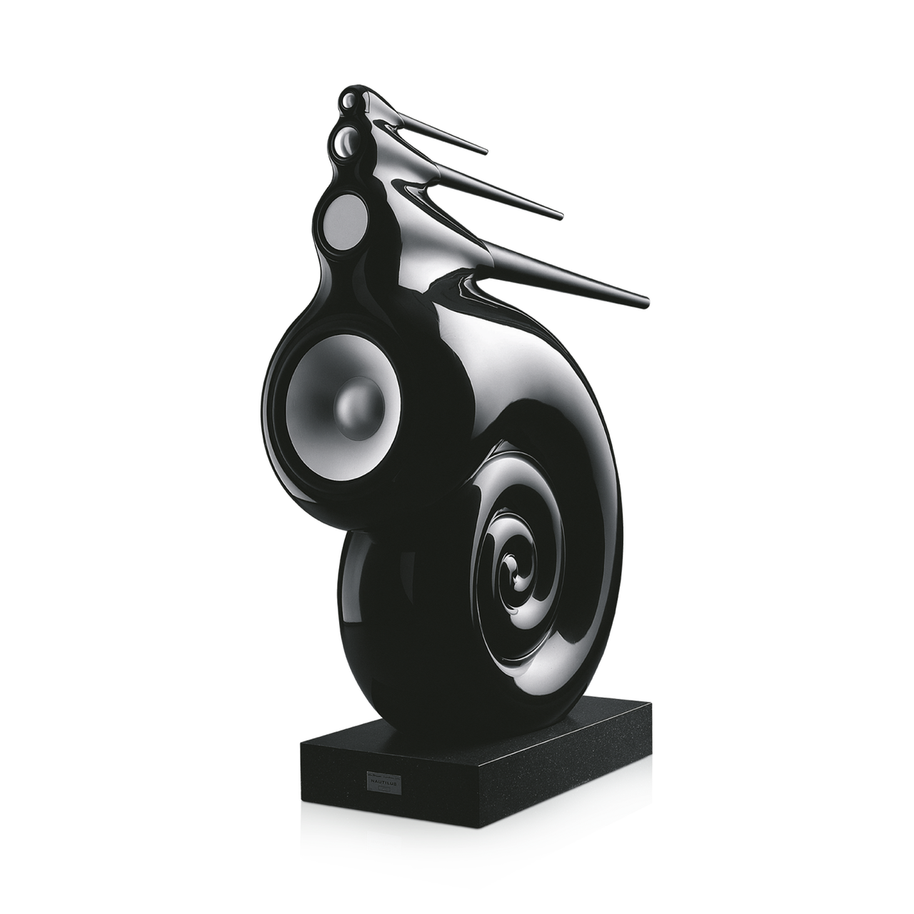 Bower and Wilkins Nautilus speaker black side