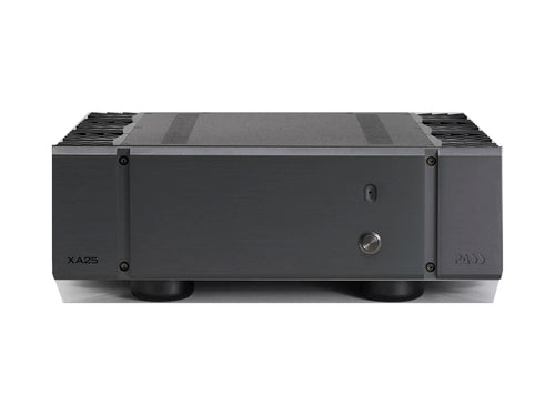 Pass Labs XA25 amplifier black front view