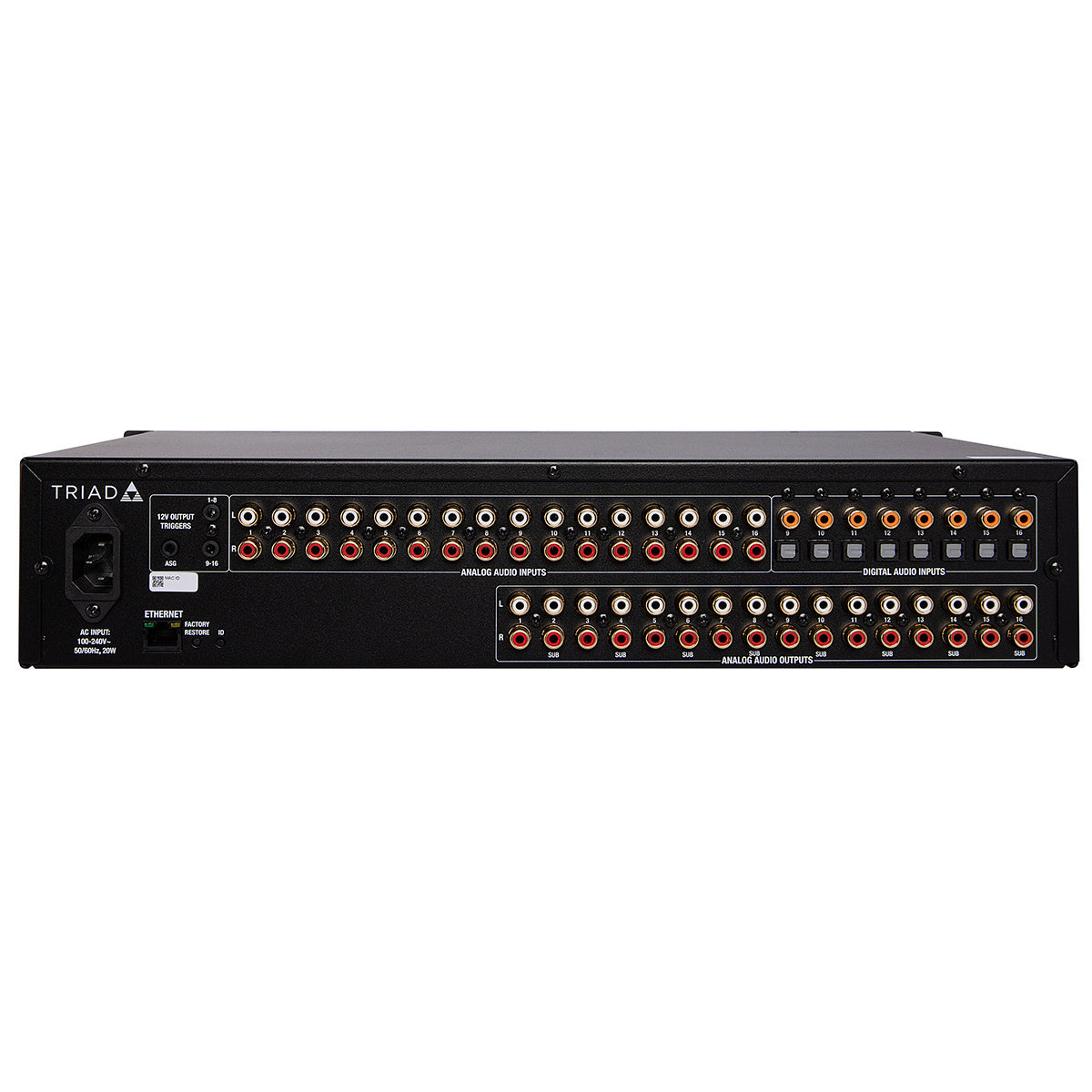Triad 16-Source, 16-Zone Audio Matrix Switch