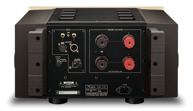 Accuphase A-300 Monophonic Class A Power Amplifier rear view