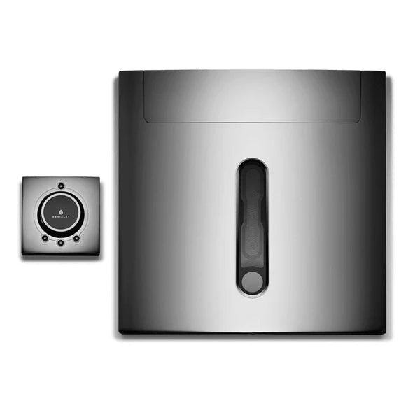 Devialet Expert 250 Pro Integrated Amplifier overhead view with remote