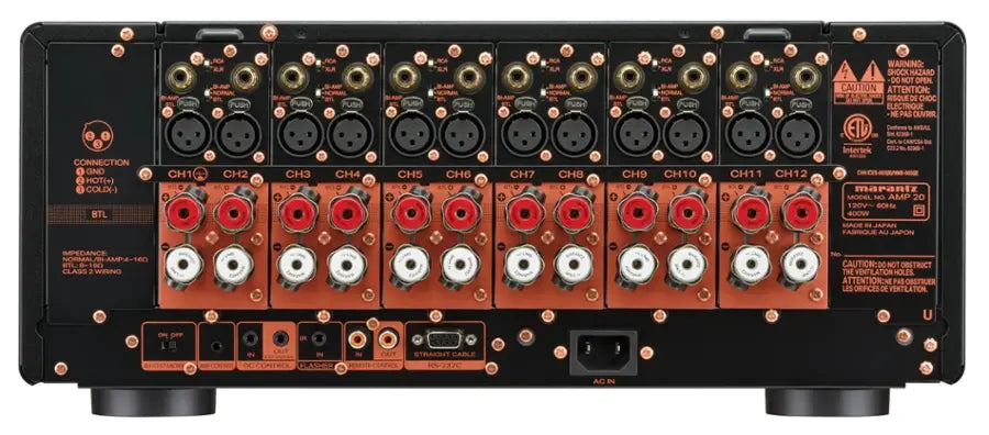 Marantz AMP 20 rear view