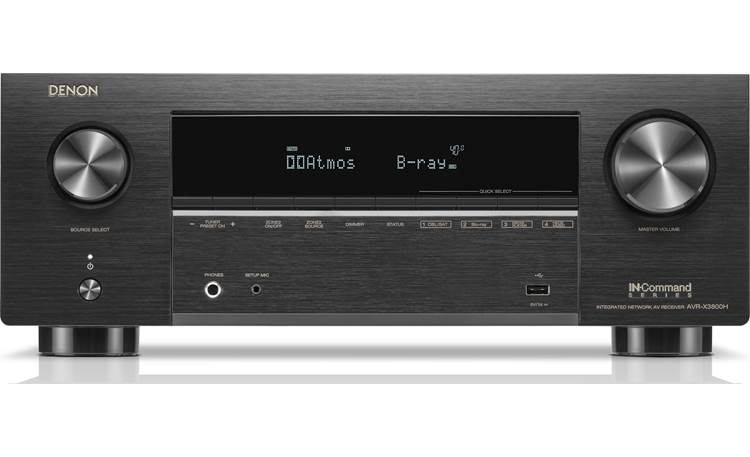 Denon AVR-X3800H front panel