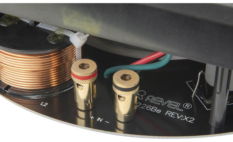 Revel W226Be In-wall speaker binding post detail