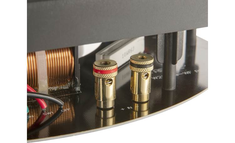 Revel W228Be 3-way in-wall speaker binding post detail
