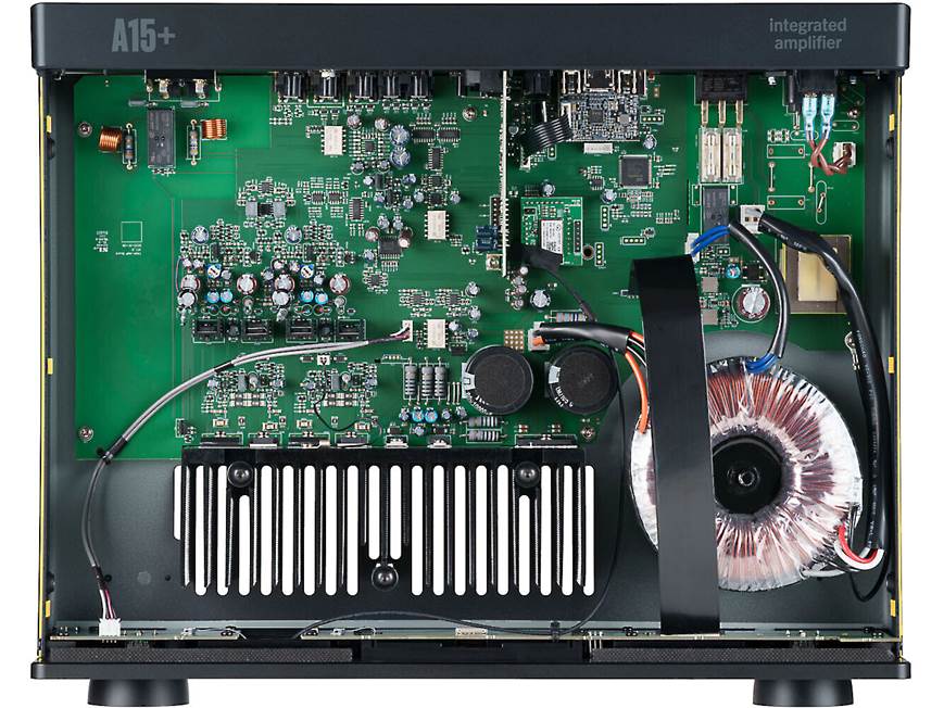 Arcam A15+ Stereo integrated amplifier -internal view