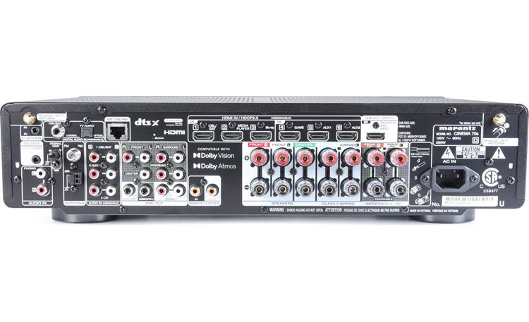 Marantz Cinema 70s rear view