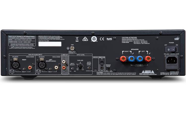 NAD C298 Stereo power amplifier