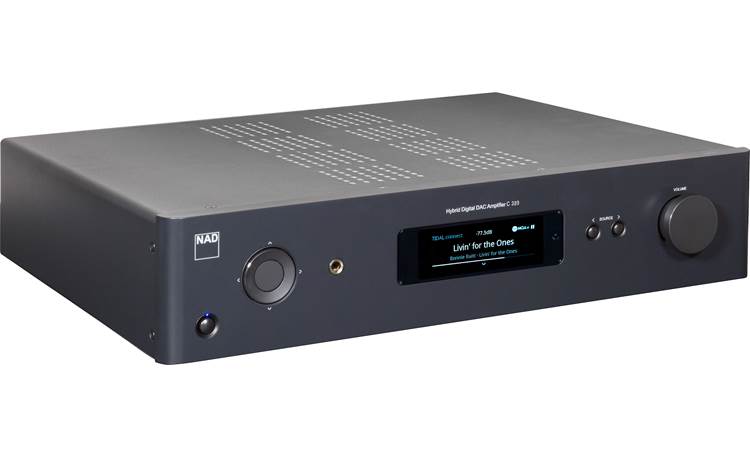 NAD C 389 Integrated amp angled front view