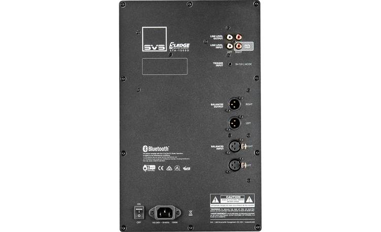 pic of SVS sub SB16-Ultra back amplifier module connections