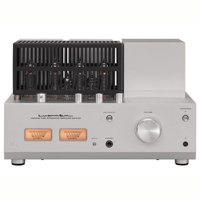 Luxman - SQ-N150 Integrated Tube Amplifier front view with tube cage