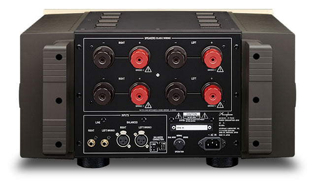 Accuphase P-7500 Class AB Stereo Power Amplifier rear view