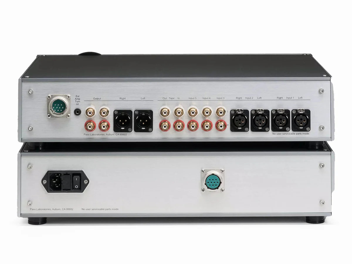 Pass Labs XP-22 preamplifier rear view