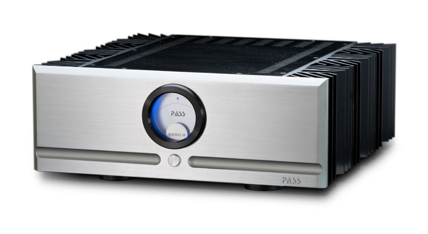 Pass Labs X260.8 silver front view