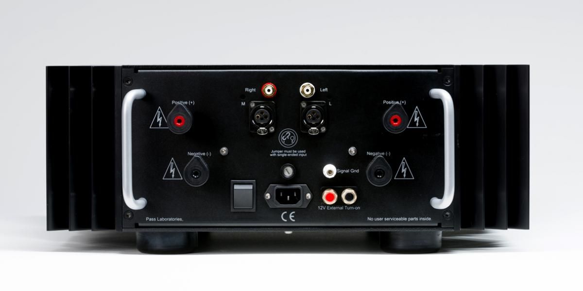 Pass Labs XA30.8 amplifier rear view
