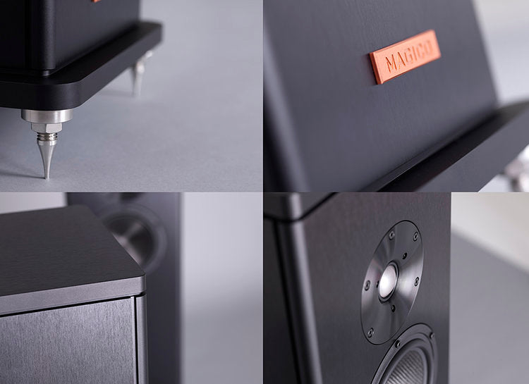 The inspiration for the new A3 was driven by the engineering challenge to create not only a full range loudspeaker that incorporates similar design philosophies found in higher-end Magico offerings but to provide an entry level category that is accessible to a new and wider audience of music enthusiasts. (89 kg)