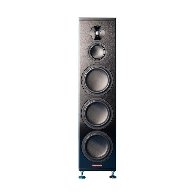 The 9” bass drivers in the A5 feature a newly enhanced version of Magico’s Graphene Nano-Tech cones. Graphene, a hexagonal lattice of carbon and in relation to its thickness, it is about 100 times stronger than the strongest high-carbon steel.