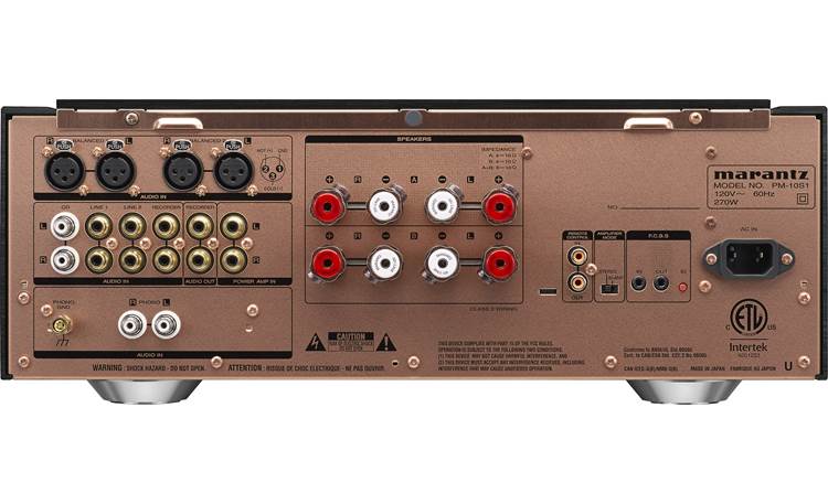 Marantz PM-10 Reference Series stereo integrated amplifier rear