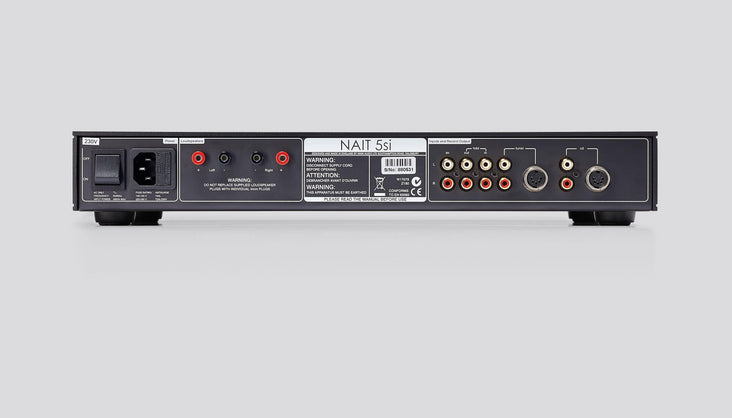 Naim Nait 5SI Integrated Amplifier rear view