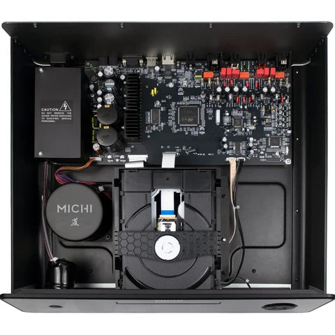 Rotel Michi Q430 CD Player internal view