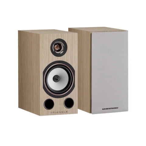 Triangle 40th Anniversary Comète Bookshelf Speakers pic of speaker front view