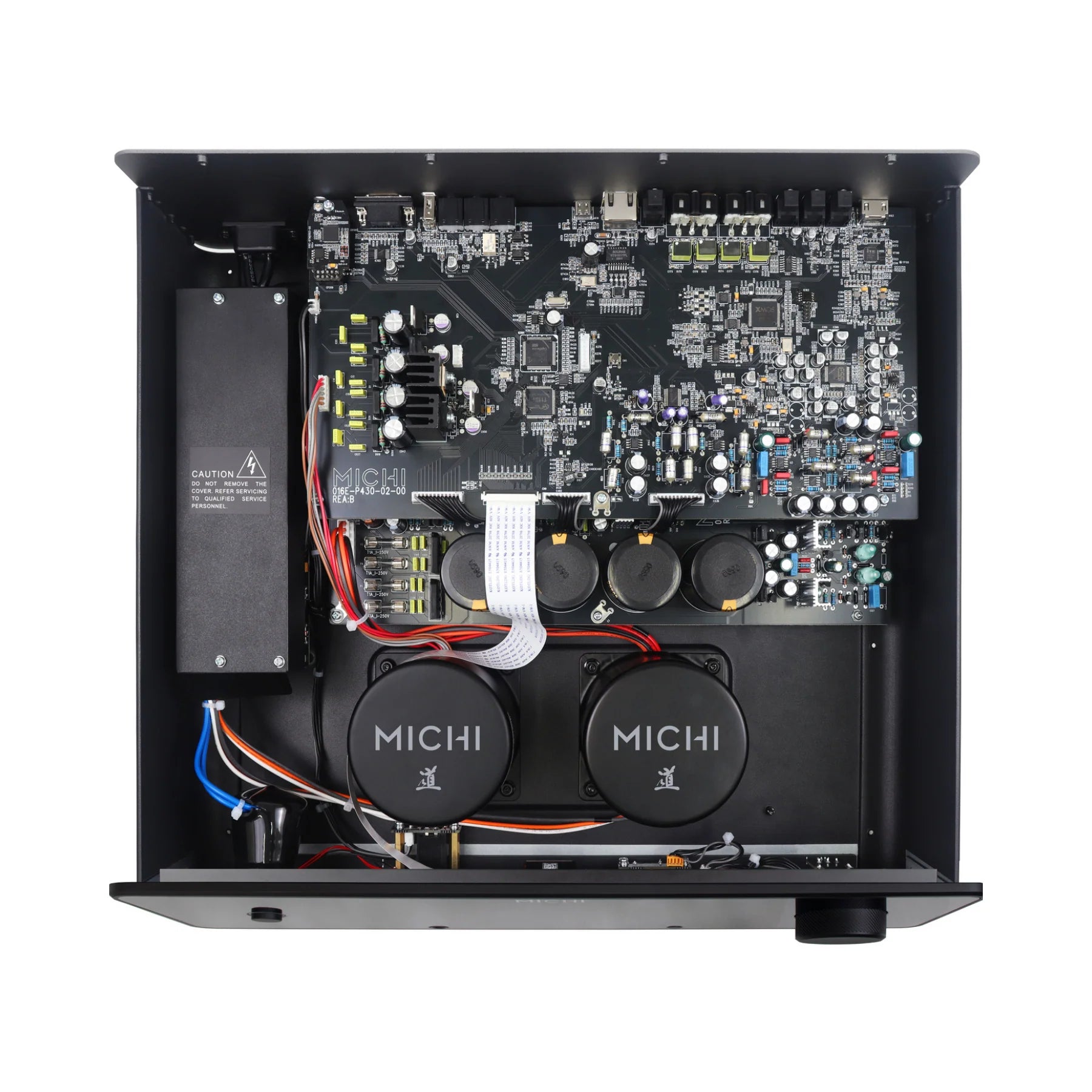 Rotel Michi P430 Stereo Preamplifier internal view