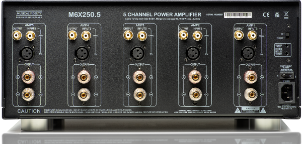Musical Fidelity M6X 250.5 5 Channel Power Amplifier