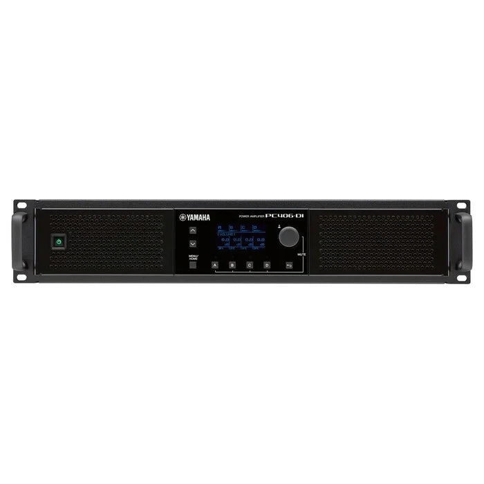 The unrivaled combination of power, flexibility, and signature Yamaha audio quality make the PC406DI an ideal choice for any multi-zone installed audio or live sound application. As the beating heart of your system, the PC406DI delivers 600 watts @ 8 ohms across four speakers and features sixteen channels of Dante I/O for the distribution of pristine 32-bit/96kHz audio across your network