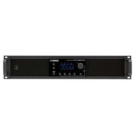 The unrivaled combination of power, flexibility, and signature Yamaha audio quality make the PC406DI an ideal choice for any multi-zone installed audio or live sound application. As the beating heart of your system, the PC406DI delivers 600 watts @ 8 ohms across four speakers and features sixteen channels of Dante I/O for the distribution of pristine 32-bit/96kHz audio across your network