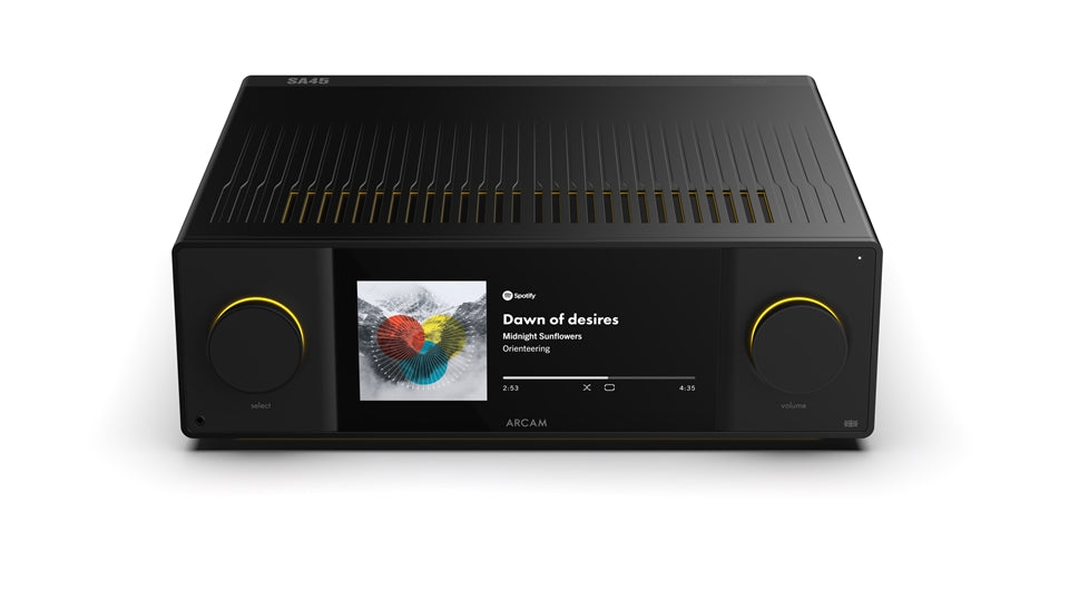 The ARCAM SA45 is the all-in-one streaming system for the dedicated music lover. It includes hard-won technologies for preserving the most delicate sounds and reproducing music with all its subtleties, nuances and excitement intact. 