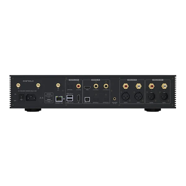 Eversolo DMP-A8 Streamer, DAC, Preamp-rear view