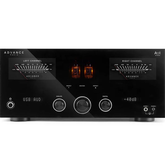 Advance Paris A12 APEX Integrated Amplifier front view