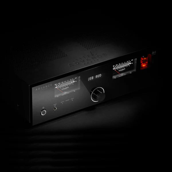 Advance Paris A8 APEX Integrated Amplifier angled front view