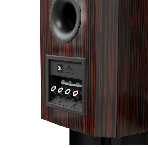 JBL Summit Ana in Ebony High Gloss rear binding terminals