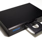 BCD-3 CD Player black angled front view