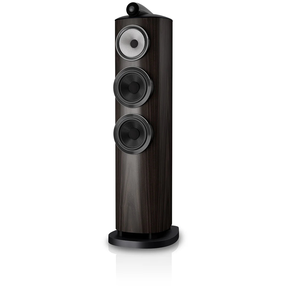 Bowers & Wilkins 804 D5 in Dark Walnut-front view