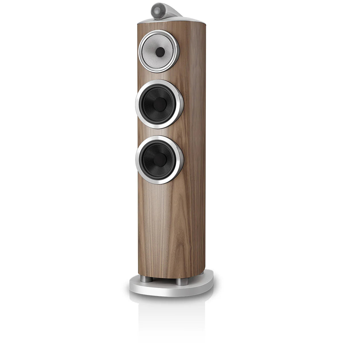 Bowers & Wilkins 804 D5 in Light Walnut-front view