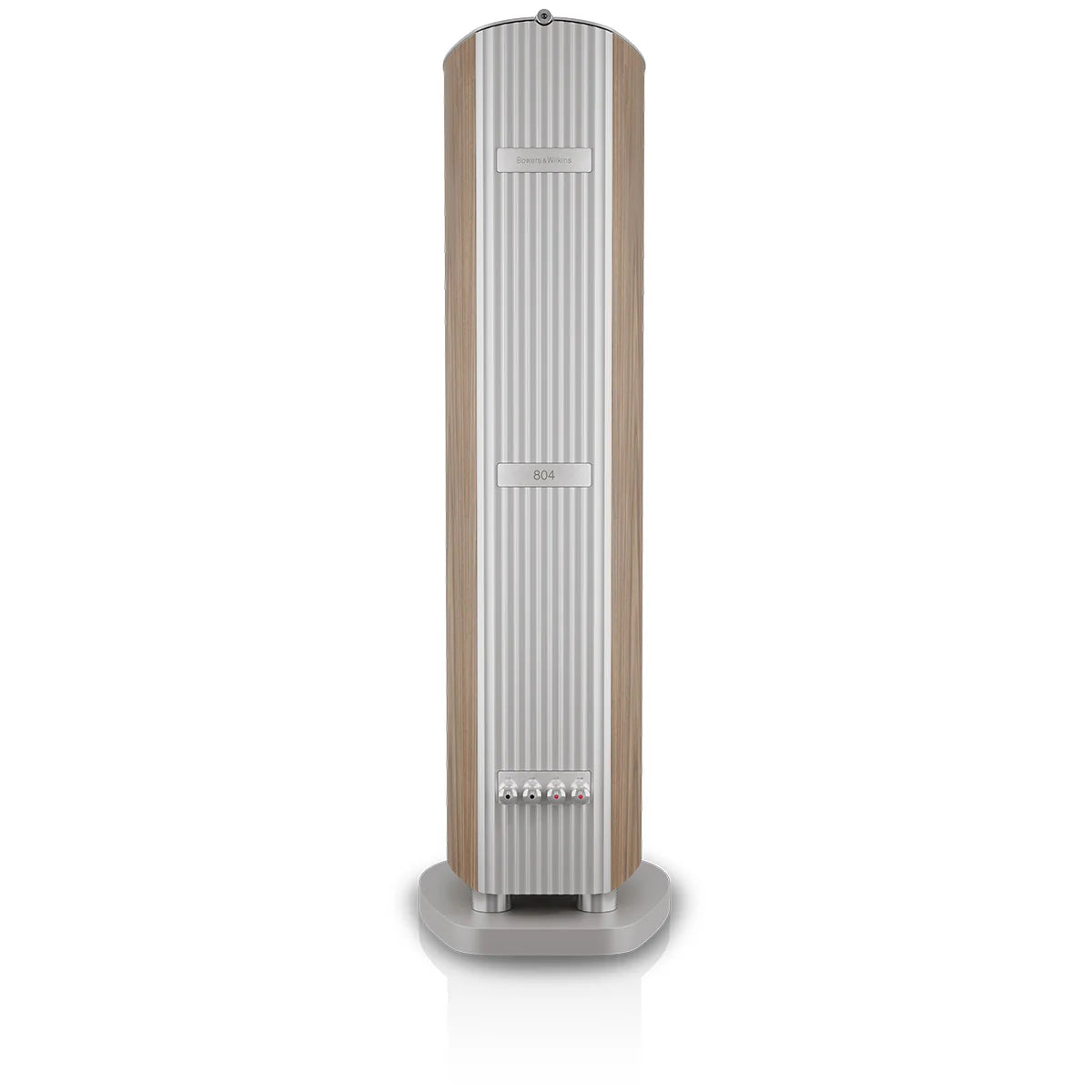 Bowers & Wilkins 804 D5 in Light Walnut-rear view