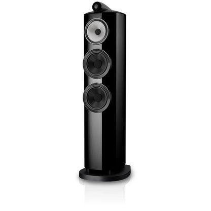 Bowers & Wilkins 804 D5 in Stealth Black-front view